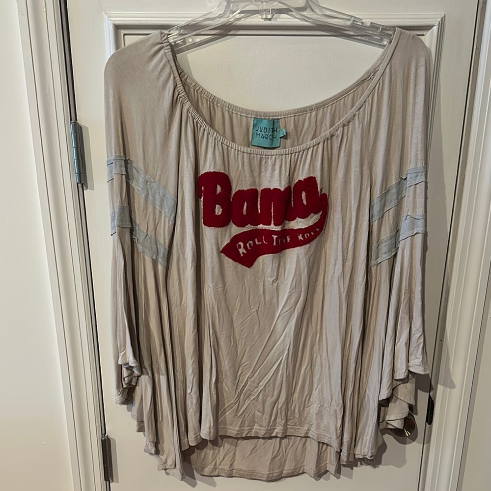 Taupe Graphic Poncho Top